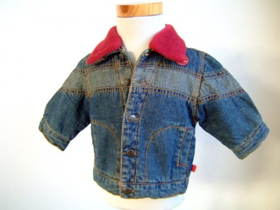 (68) +NIEUW+ Stoere spijkerjas / winterjas VILLA HAPP J/M - Afbeelding 2