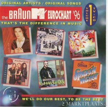 Braun MTV Eurochart '96 - Volume 1 Januari VerzamelCD - 1
