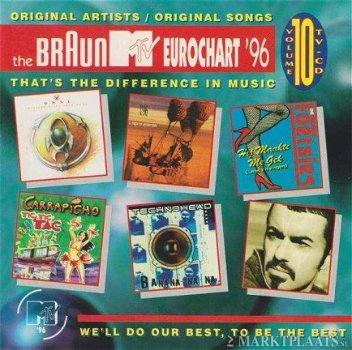 Braun MTV Eurochart '96 - Volume 10 Oktober VerzamelCD - 1