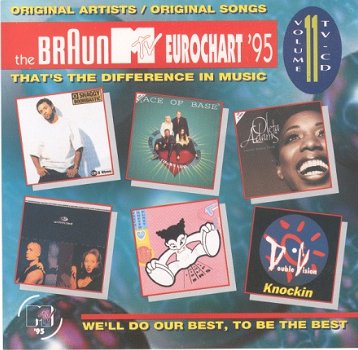 Braun MTV Eurochart '95 Volume 11 November VerzamelCD - 1