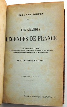 Les Grandes Légendes de France 1926 Schuré - Legenden - 3