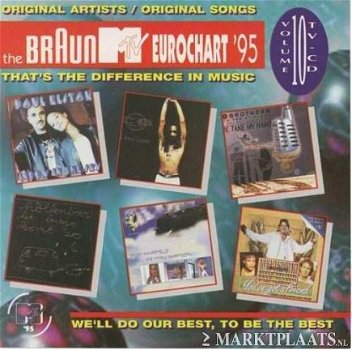 Braun MTV Eurochart '95 Volume 10 Oktober VerzamelCD - 1