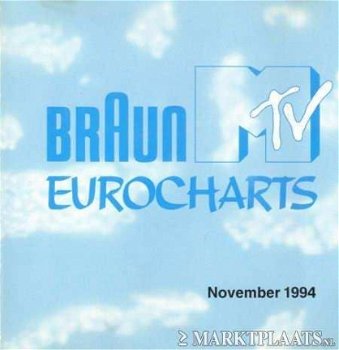 Braun MTV Eurochart '94 Volume 11 November VerzamelCD - 1