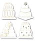 SALE NIEUW Jolee's Boutique Dimensional Stickers Wedding Cakes 4 pcs. - 1 - Thumbnail