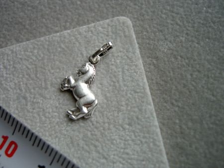 Zilveren Paardje / Pony 11 mm - Afbeelding 2