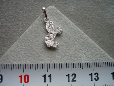 Zilveren Paardje / Pony 11 mm - Afbeelding 3