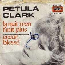Petula Clark ‎: La Nuit N'En Finit Plus (1970)