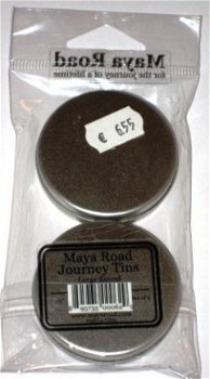 SALE! NIEUW 2 grote ronde journey tins van Maya Road - 1