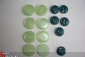 14 groene knoopjes - 1 - Thumbnail