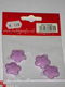 SALE! 4 Embelishments bloemen roze girl van Crea Motion - 1 - Thumbnail