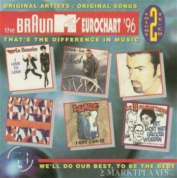 Braun MTV Eurochart '96 - Volume 2 Februari VerzamelCD - 1