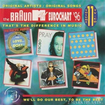 Braun MTV Eurochart '96 - Volume 11 November VerzamelCD - 1