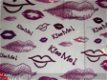 SALE! NIEUW Vel rub-ons kiss me van 30,5X30,5 cm Crea Motion - 1 - Thumbnail