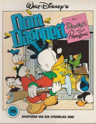 Oom Dagobert 16 - In paniek om een papegaai - 1ste druk - nr. 1