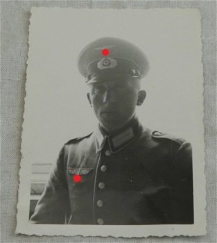 Foto, Soldaat / Schütze, Wehrmacht / Heer, jaren'40. - 1