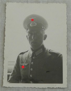 Foto, Soldaat / Schütze, Wehrmacht / Heer, jaren'40. - 2