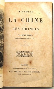 Histoire de la Chine et des Chinois [c.1851] Parley - China - 4