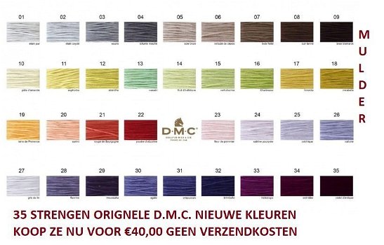 DMC BORDUURZIJDE 500 KLEUREN bestel in onze webwinkel - 3