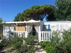 Te huur mobilhome aan de Middellandse Zee in Zuid Frankrijk