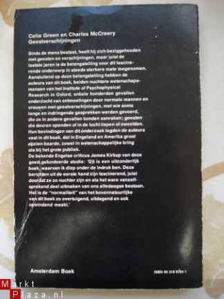 Geest verschijningen Celia Green amsterdam boek 1976 - nr. 1