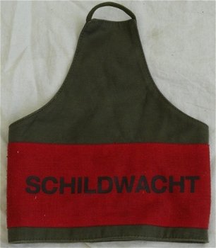 Schouderband / Armband / Armlet, Schildwacht, Koninklijke Landmacht, jaren'80.(Nr.2) - 2