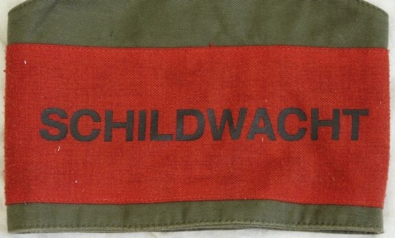 Schouderband / Armband / Armlet, Schildwacht, Koninklijke Landmacht, jaren'80.(Nr.2) - 3