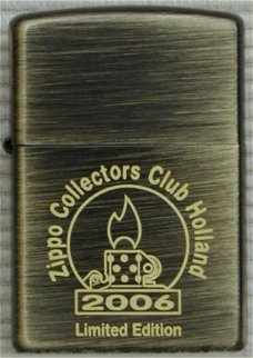 Zippo Collectors Club Holland 2006 NIEUW 106/200 A104