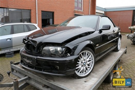 BMW E46 325CI Cabrio 2001 voorschade BILY sloperij - 1