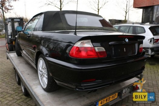 BMW E46 325CI Cabrio 2001 voorschade BILY sloperij - 3