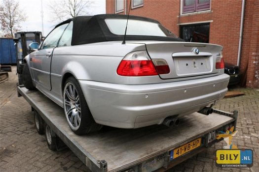 BILY BMW E46 M3 S54 3.2 Cabrio 2002 Titansilber Metallic met schade - 3