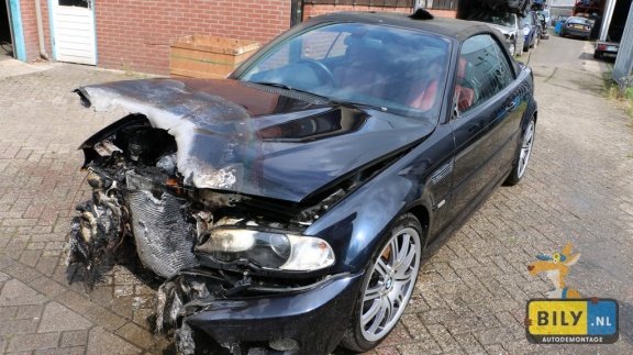 Ter demontage BMW E46 S54 M3 Cabrio bij BILY in Enter - 2