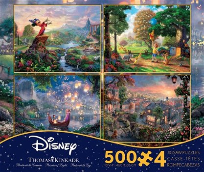 Ceaco - Disney Dreams Fantasia - 4 x 500 Stukjes Nieuw - 1