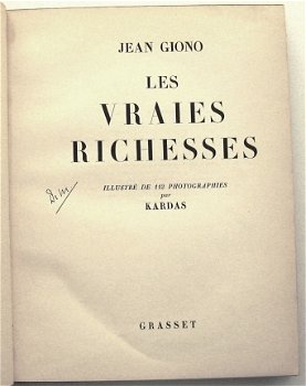 Les Vraies Richesses 1936 Giono - Binding Kardas (ill.) - 4