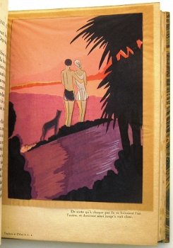 Daphnis et Chloé [c1930] Longus Art Deco Pochoir kleurenill. - 1