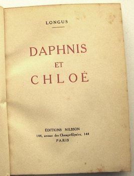 Daphnis et Chloé [c1930] Longus Art Deco Pochoir kleurenill. - 3