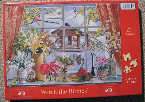 House of Puzzles - Watch the Birdies - 500 Stukjes Nieuw - 2