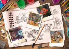 Ravensburger - Disney Pixar: Sketches - 1000 Stukjes Nieuw