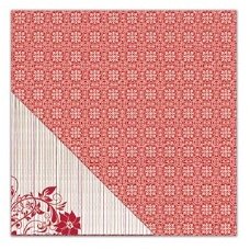 SALE NIEUW vel dubbelzijdig scrappapier Festive Red / Wonder Wishes van LYB