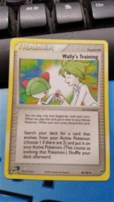 Wally's Training  89/100 Ex Sandstorm nm