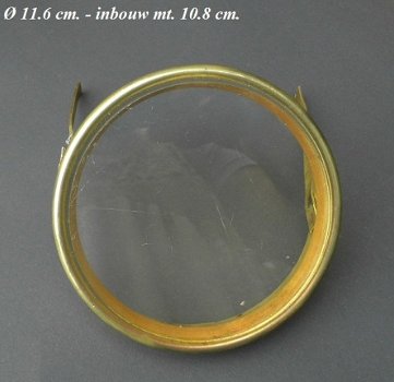 === Pendule deur = geslepen glas = oud === 32194 - 1