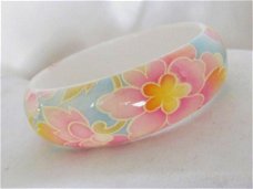 Pastelkleurige sixties armband (379)