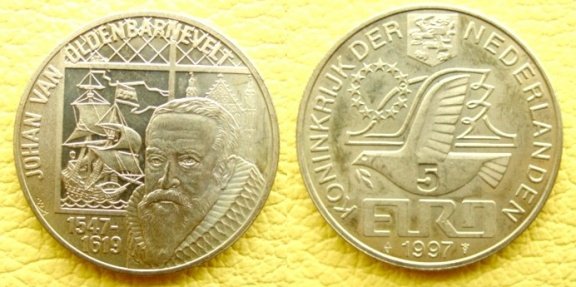 5 euro Oldenbarnevelt 1997 FDC - 1