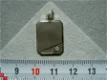 Zilveren graveerplaatje, 18 mm (zirkonia) - 1 - Thumbnail