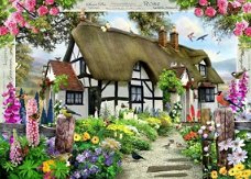 Ravensburger - Rose Cottage - 1000 Stukjes Nieuw