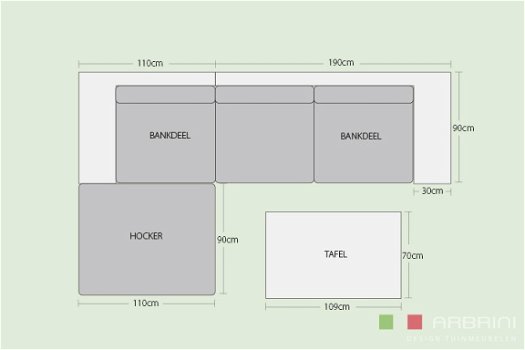 Loungeset lounche set tuin terras rond wicker grijs nieuw. - 2