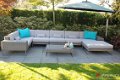 loungeset lounche set tuin terras hoek bank grijs aanbieding. - 1 - Thumbnail