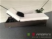 Loungeset lounche ligbed tuin terras bruin wicker nieuw. - 1 - Thumbnail