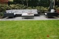 loungeset lounche set tuin terras hoek bank zwart aanbieding. - 3 - Thumbnail