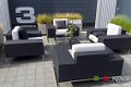 Loungeset lounche stoel fauteuil zetel tuin terras zwart aanbieding. - 5 - Thumbnail