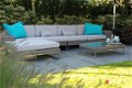 loungeset lounche set tuin terras rond wicker grijs aanbieding. - 3 - Thumbnail